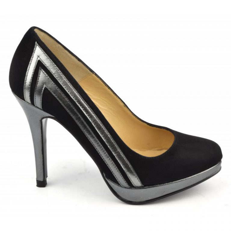 Escarpins Minelli Noir En Daim Pointure 37 - Talon Haut (7cm+), Occasion En Très Bon état